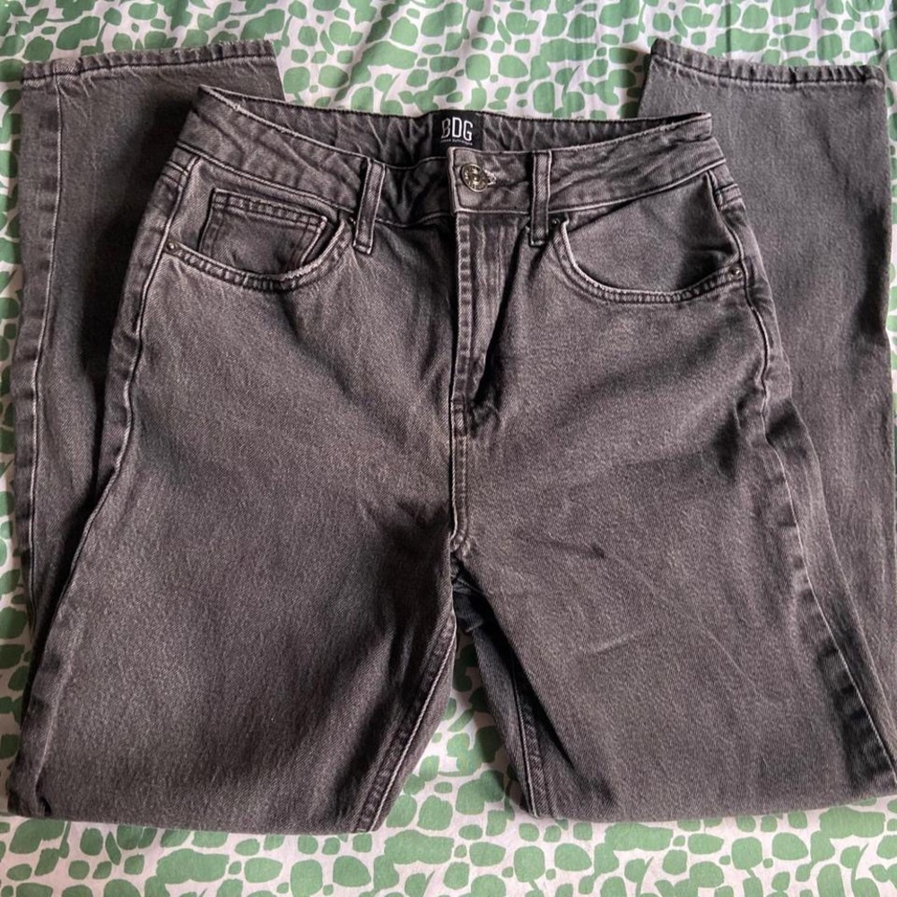 Urban Outfitters BDG Kick Black Straight Jeans